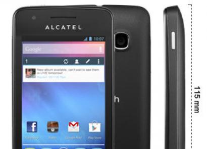 Лучшие смартфоны Alcatel